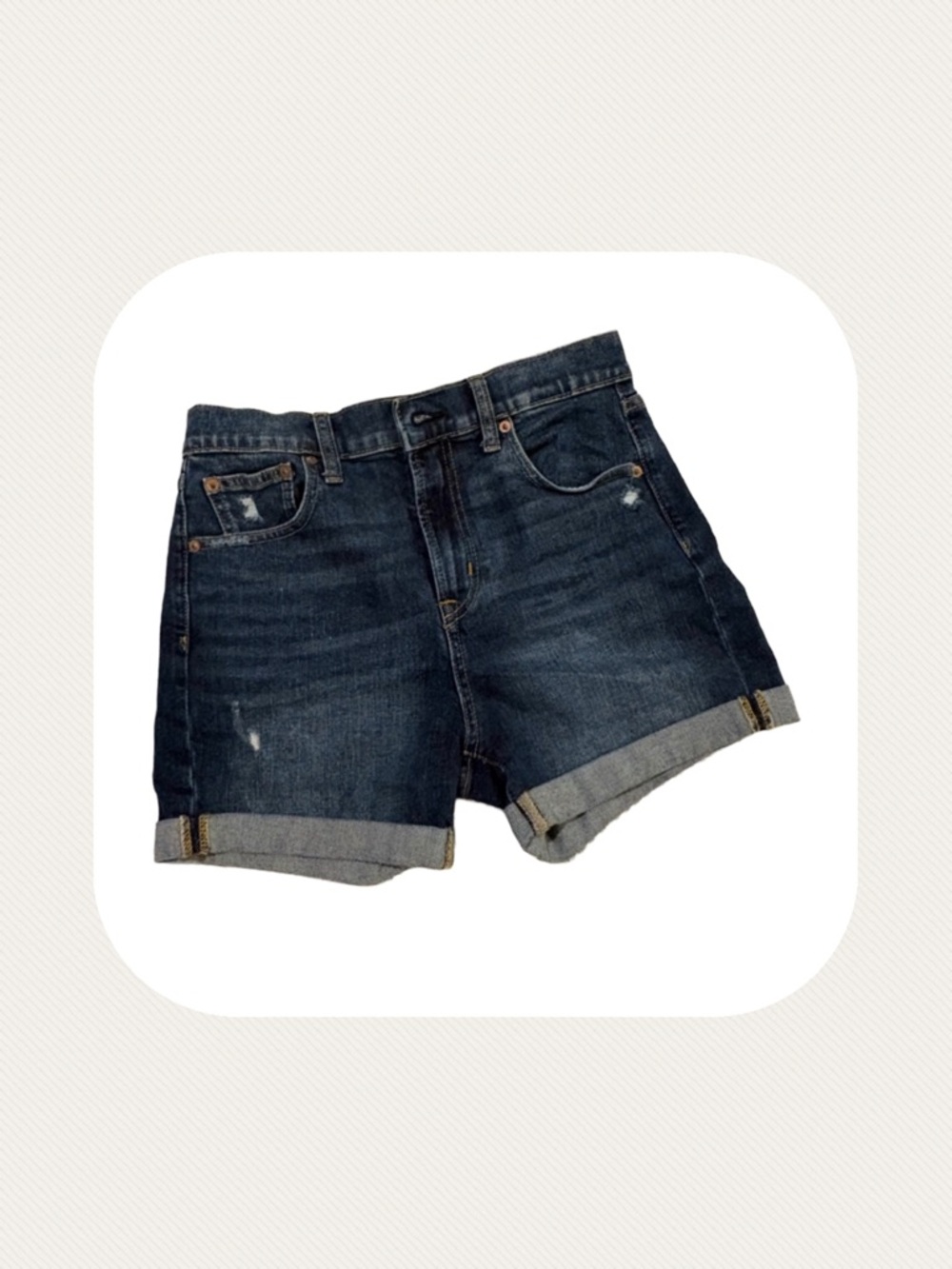 🧵 GAP Denim Roll-Cuff Women's Shorts